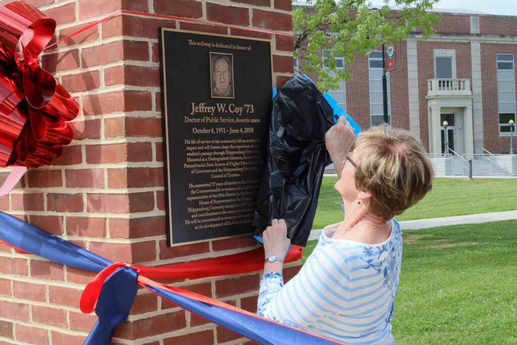 Shippensburg University Archway Honors Jeffrey W. Coy’s Legacy