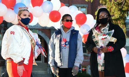 Ship crowns homecoming royalty, raises money for local food pantry