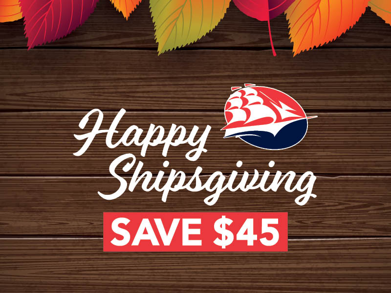 Spread your Shipsgiving cheer with application fee waiver