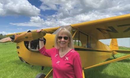 Learning to soar: Alumna uses flight to help students succeed