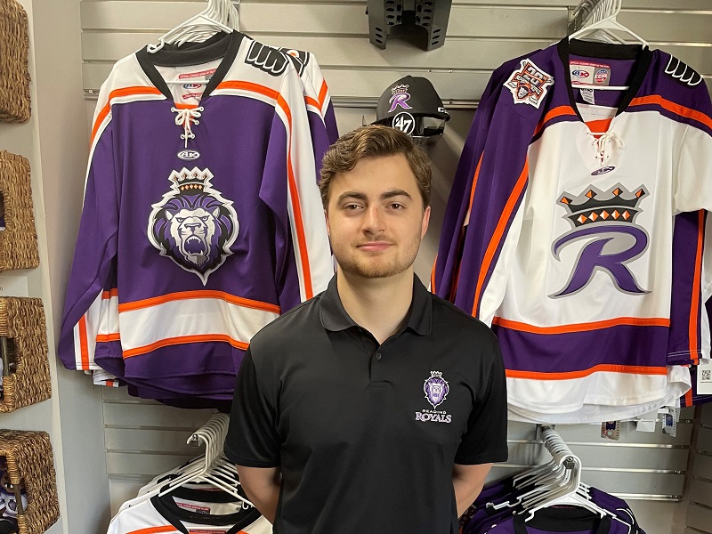 Thomas Molteni interns with his hometown team, Reading Royals