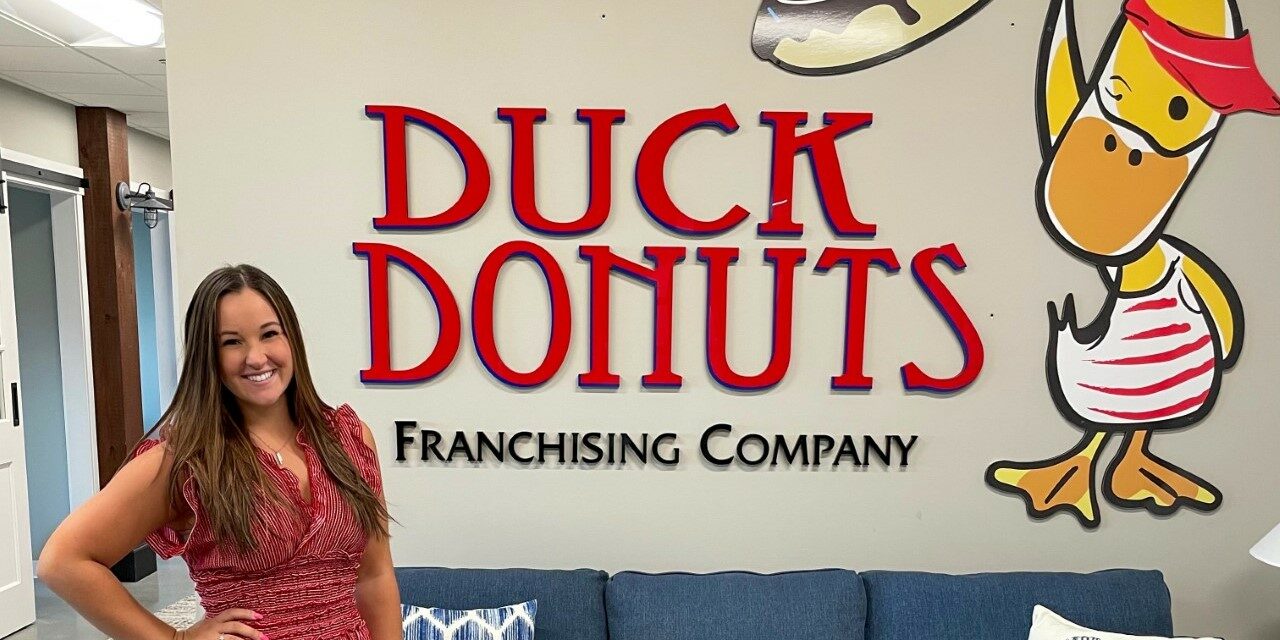 Cassidy Funk interns with Duck Donuts