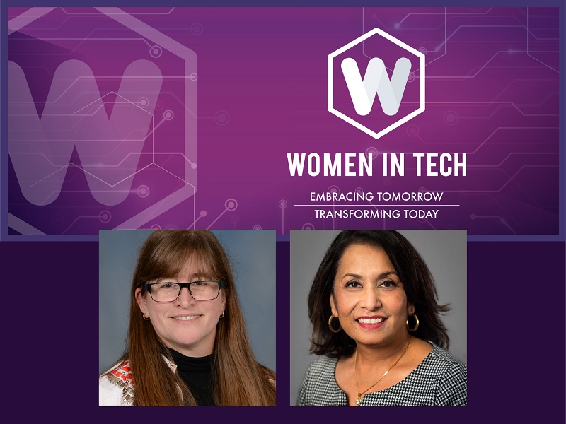 Wellington and Mukherjee honored with Women in Tech awards