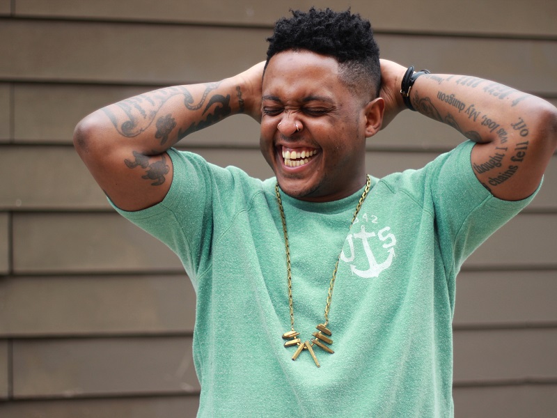 Danez Smith poetry reading at the Luhrs Center