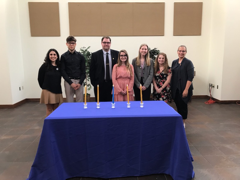 Criminal justice students inducted into honor society
