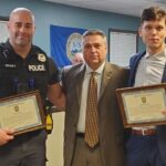 Ship alumni Officers Hajdarevic and Brady save a man’s life