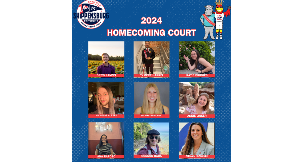 Shippensburg University’s 2024 Homecoming Court Nominees