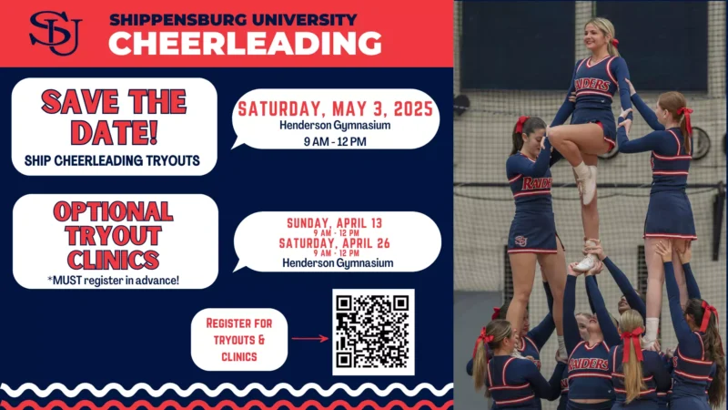 Cheerleading announces 2025-26 Tryout Date; registration is open for optional tryout clinics